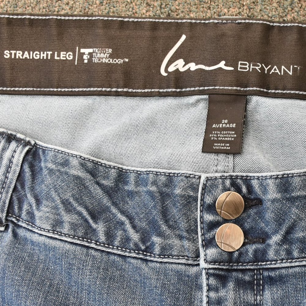 Lane Bryant T3 Straight Leg Jeans 26W